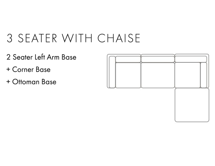 Aura 3 Seater with Chaise
