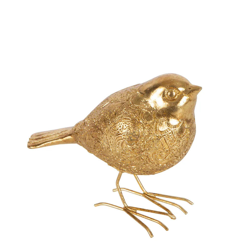 Bullion Filligree Standing Bird Gold
