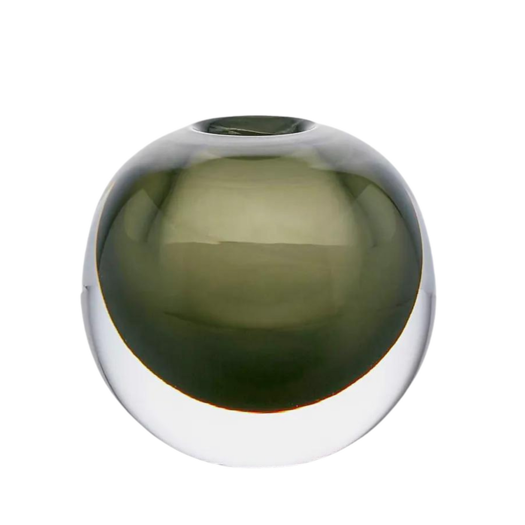 Jaylen Vase Round Smoke