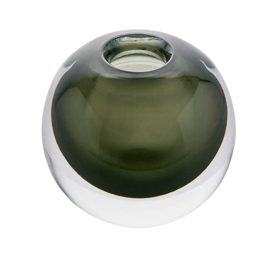 Jaylen Vase Round Smoke
