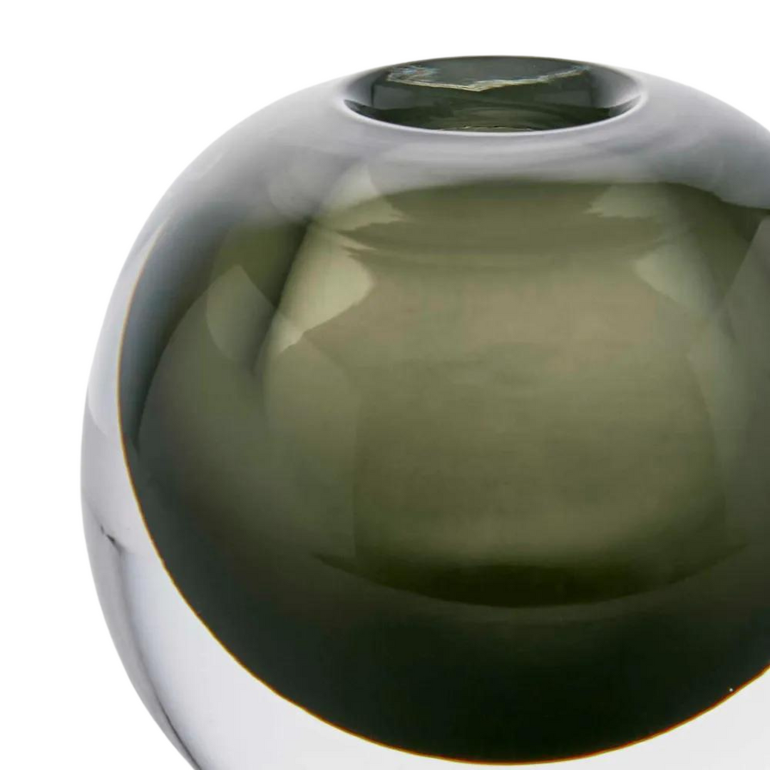 Jaylen Vase Round Smoke
