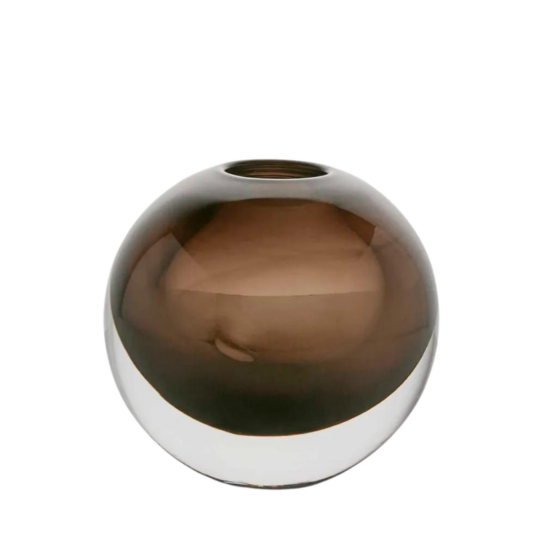 Jaylen Vase Round Amber