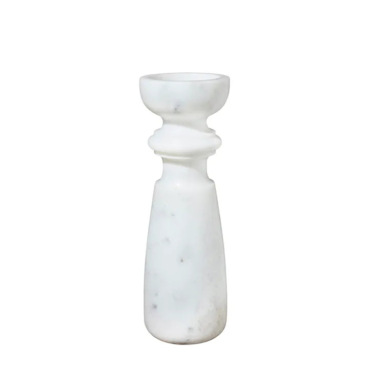 JASMINE MARBLE CANDLE STICK MEDIUM WHITE