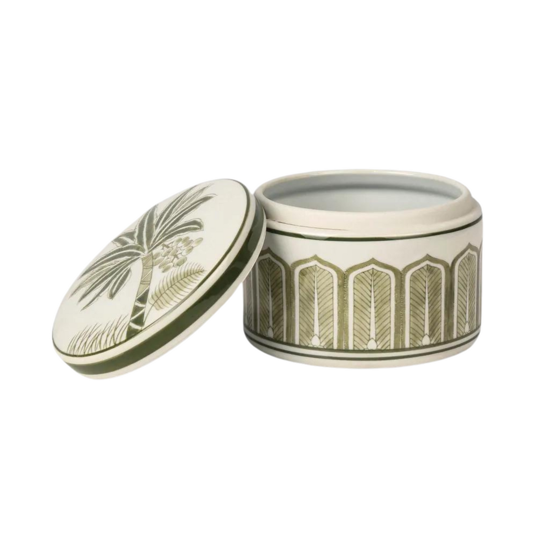 Plantation Trinket Box Green