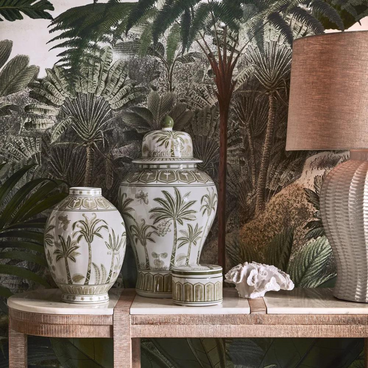 Plantation Trinket Box Green