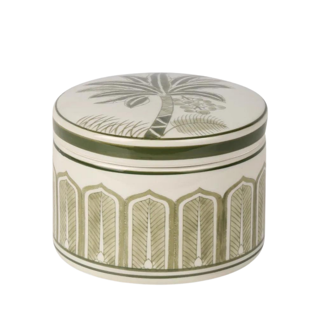 Plantation Trinket Box Green