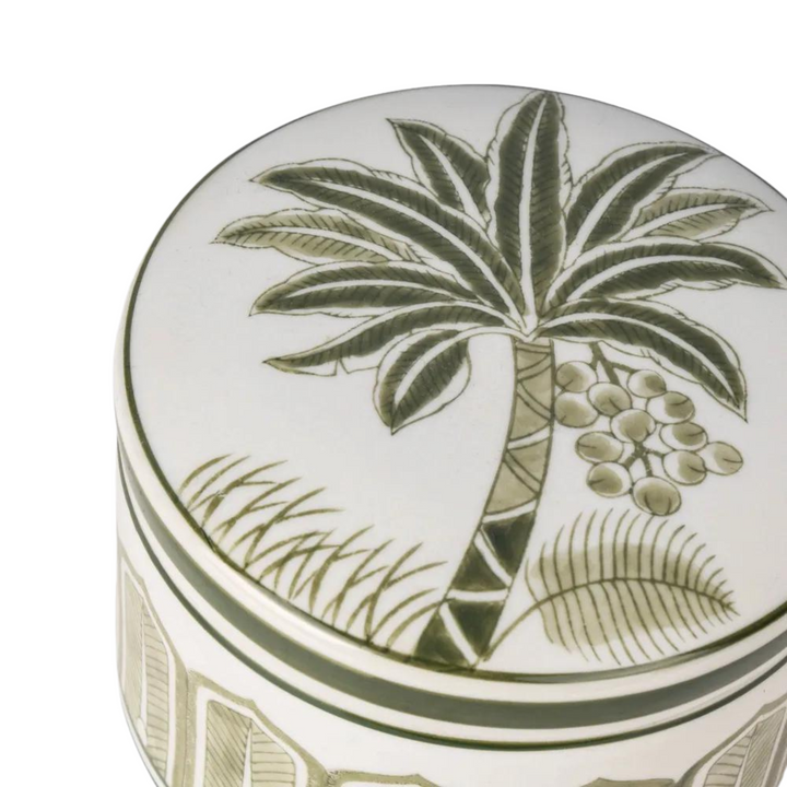 Plantation Trinket Box Green
