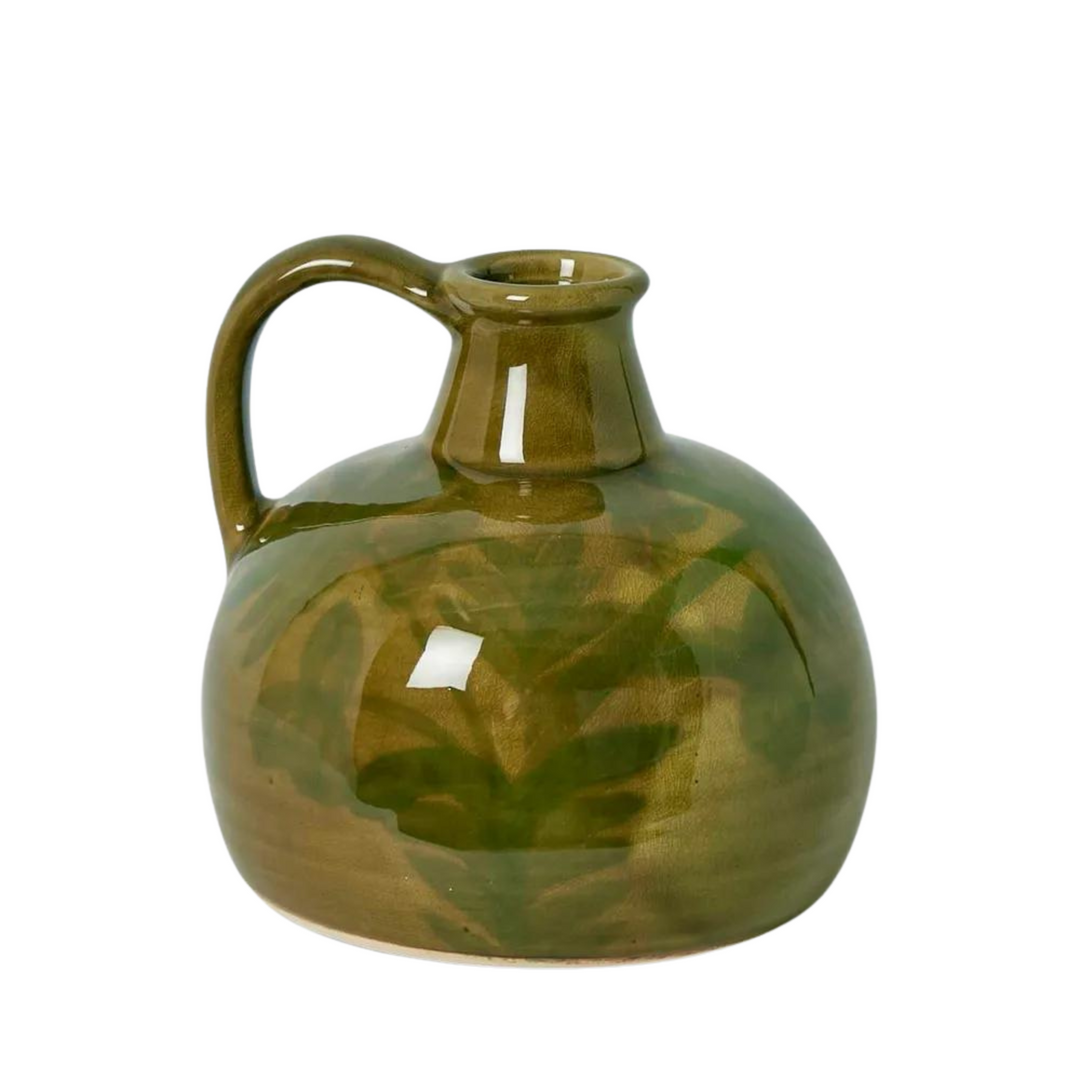 Mae Terracotta Green Bottle