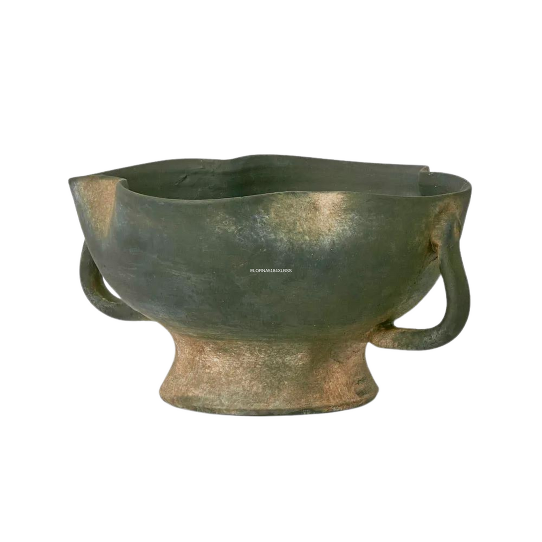 Cleo Terracotta Bowl Large Black