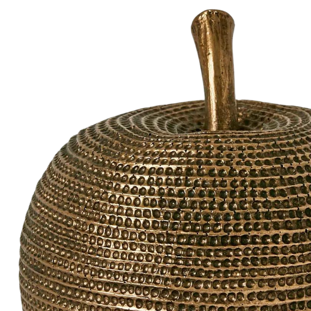 Apple Sculpture Bronze