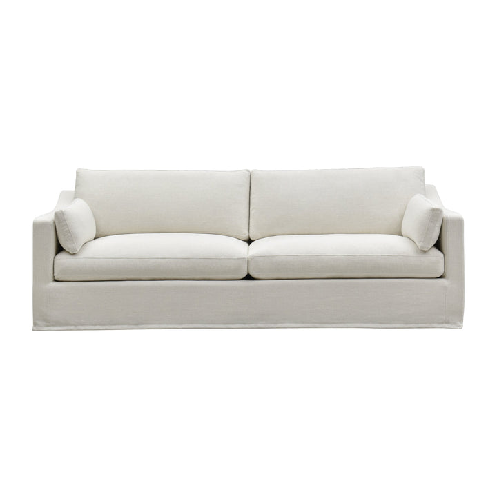 Clovelly 4 Seat Hamptons Sofa Ivory Linen Blend