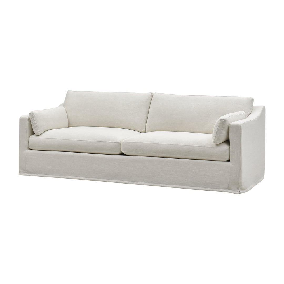 Clovelly 4 Seat Hamptons Sofa Ivory Linen Blend
