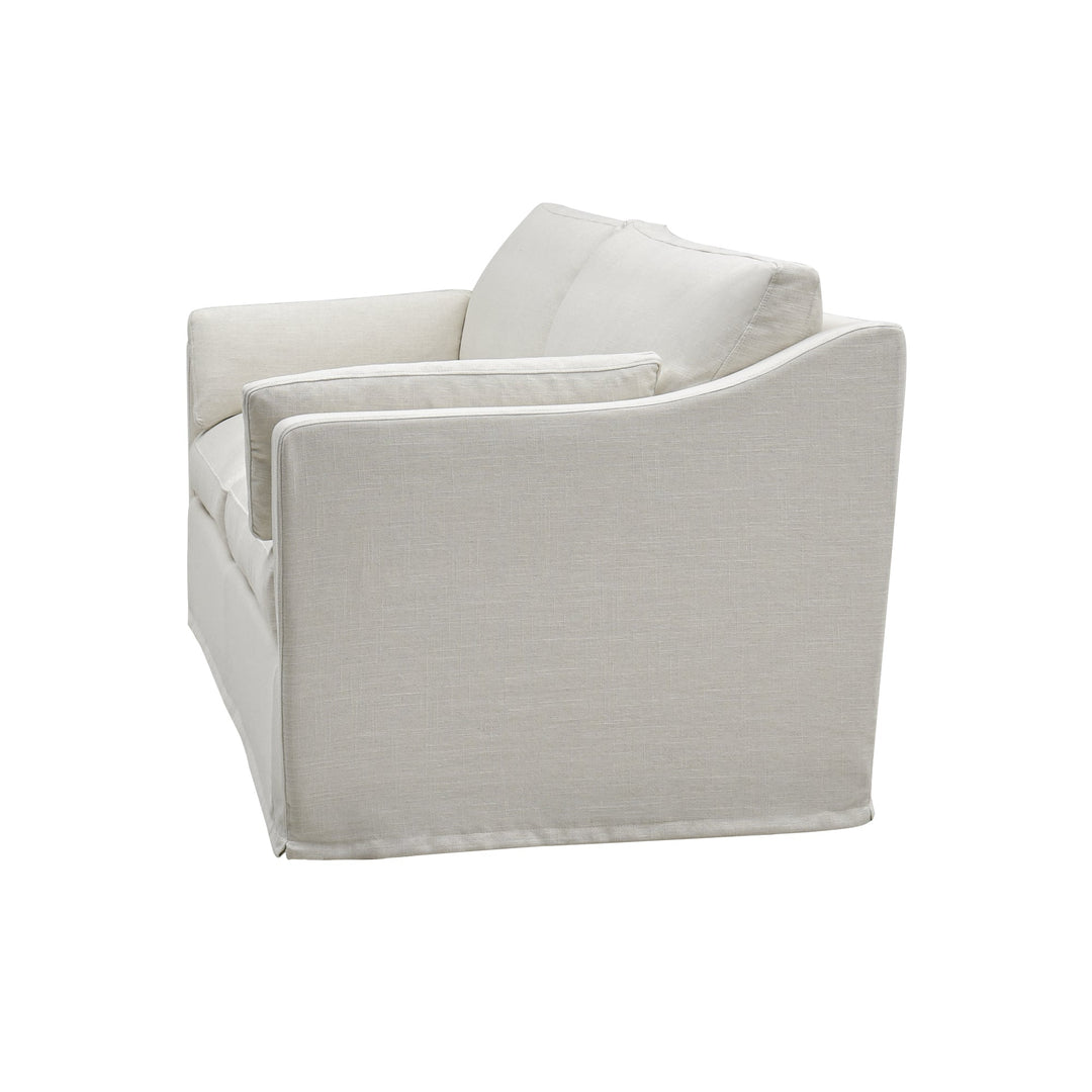 Clovelly 4 Seat Hamptons Sofa Ivory Linen Blend