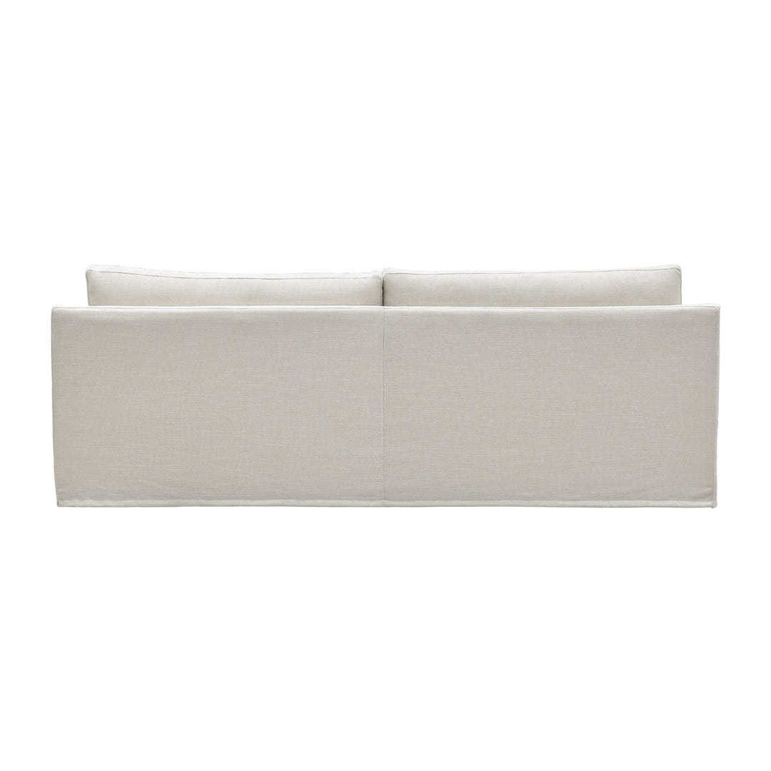 Clovelly 4 Seat Hamptons Sofa Ivory Linen Blend