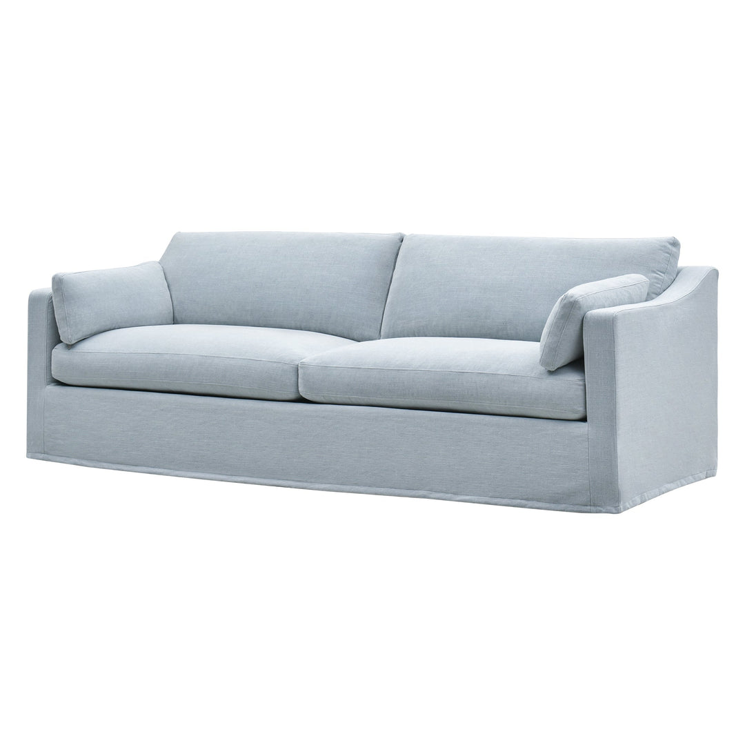 Clovelly 2 Seat Hamptons Sofa Beach Linen Blend