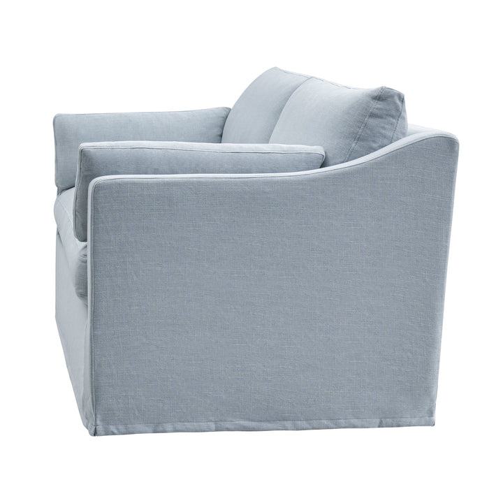 Clovelly 4 Seat Hamptons Sofa Beach Linen Blend