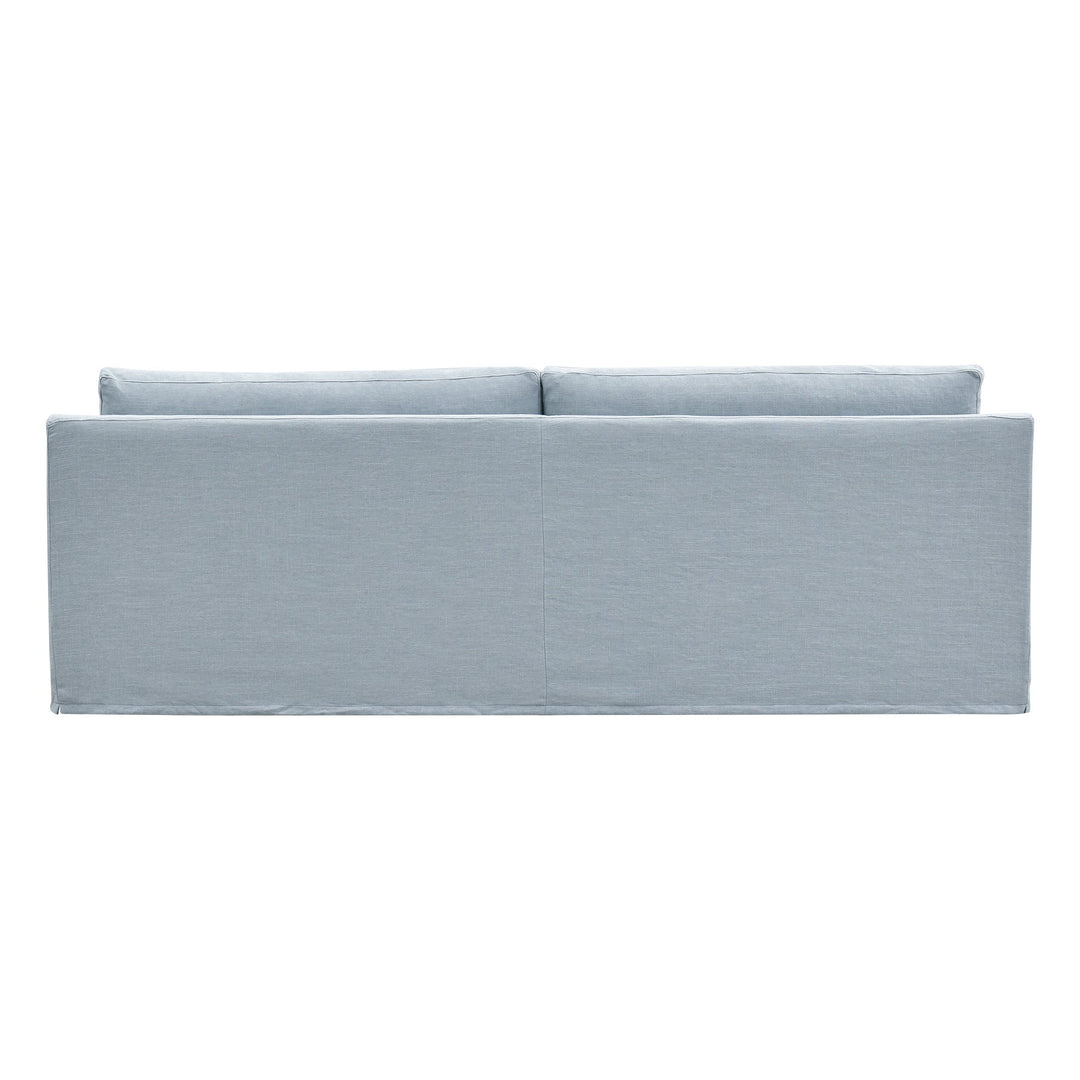 Clovelly 2 Seat Hamptons Sofa Beach Linen Blend