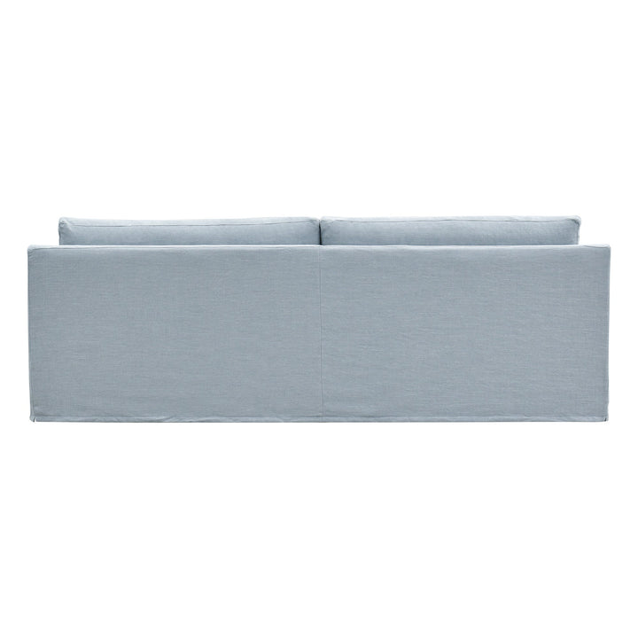 Clovelly 2 Seat Hamptons Sofa Beach Linen Blend