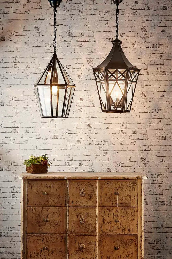 Tuscan Ceiling Pendant Black