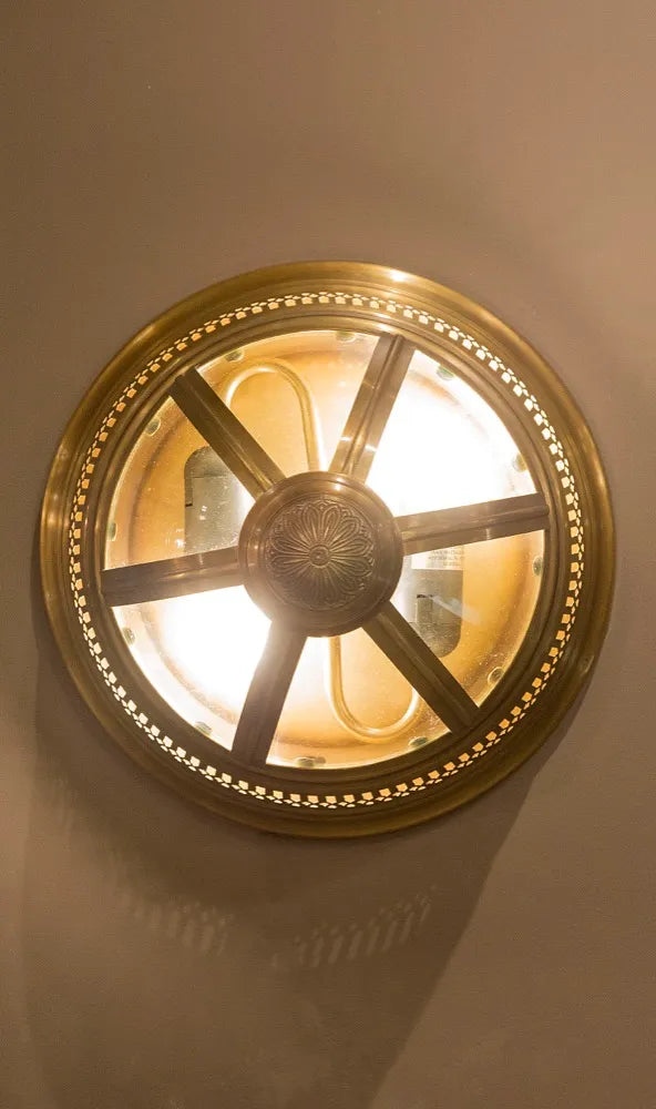 Wally Wall Light Antique Brass