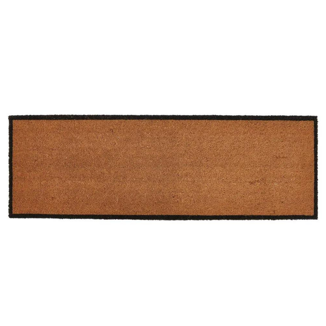 Hamptons Coir Doormat with Vinyl Backing Large