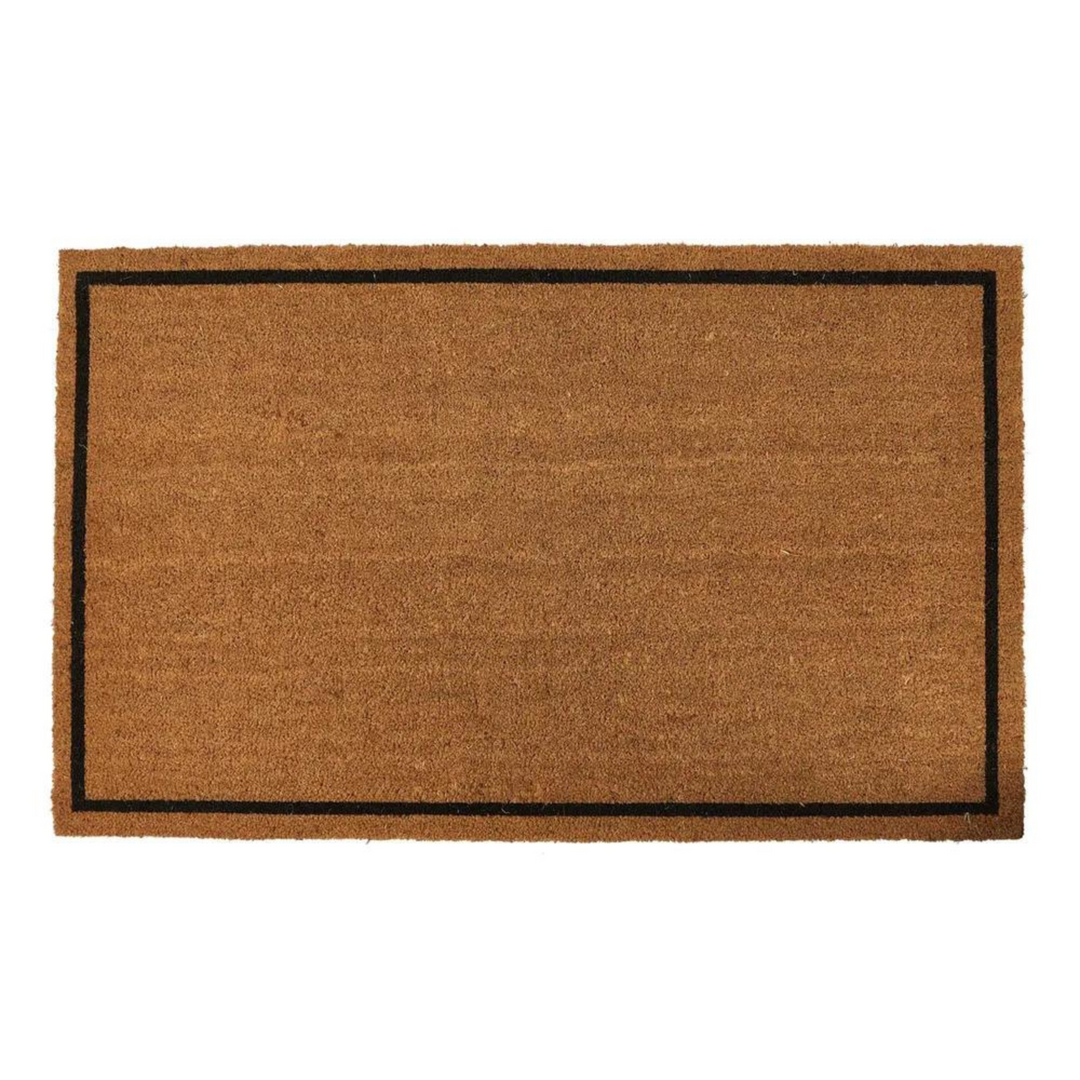 Plet Coir Doormat with Vinyl Backing Large