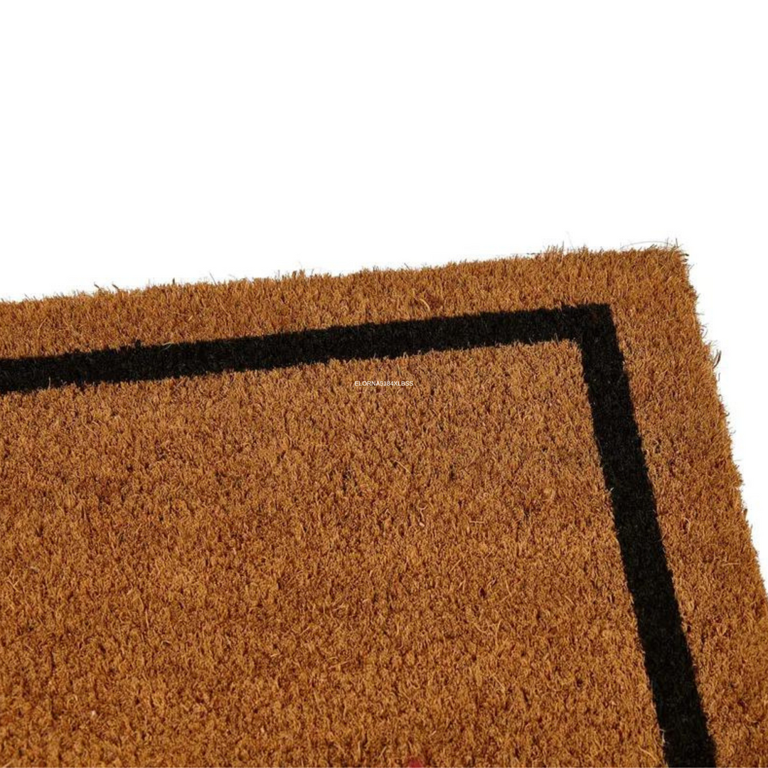 Plet Coir Doormat with Vinyl Backing Large
