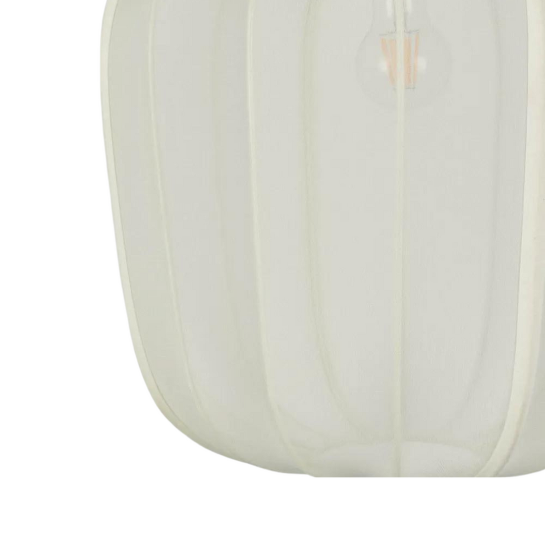 Pumking Ceiling Pendant Large Ivory