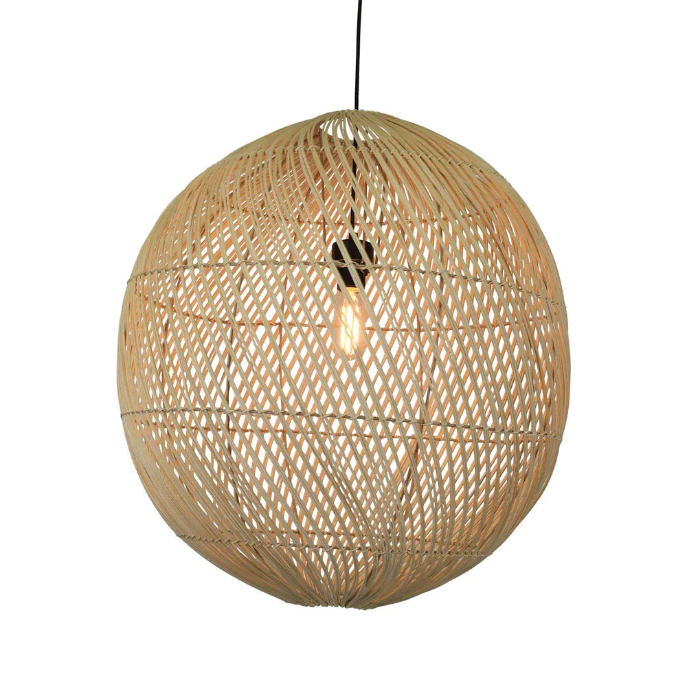 Xenia Ceiling Pendant Shade Natural W/ Lamp Holder & Canopy (Shade Only)