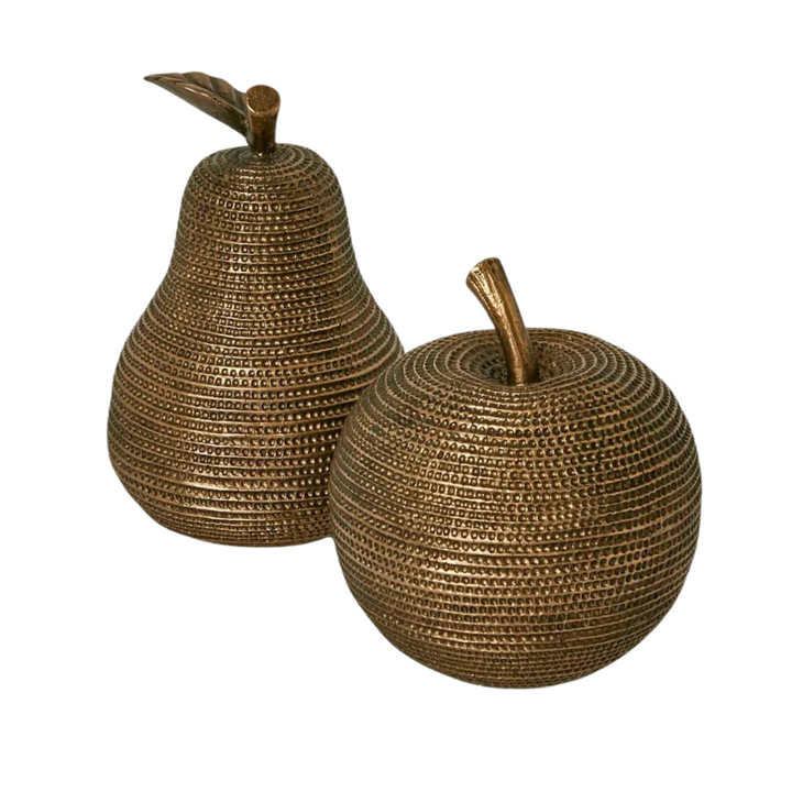 Apple Sculpture Bronze