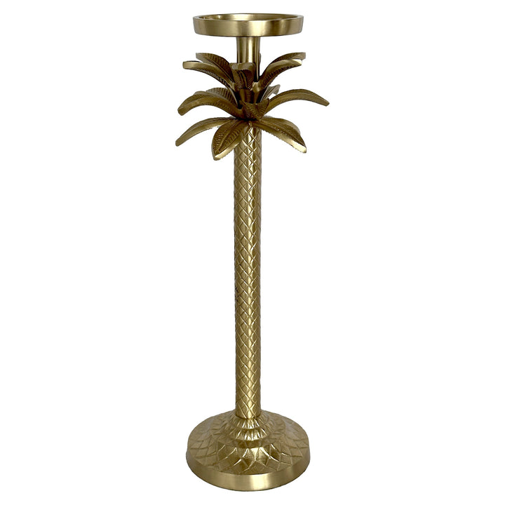 Raffles Palm Candle Stick Gold Mediu...