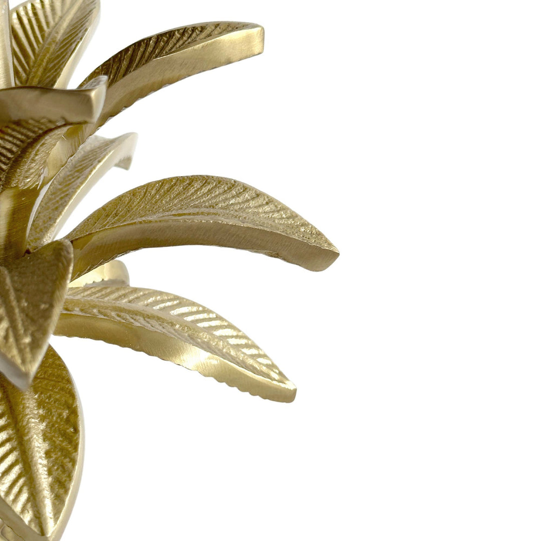 Raffles Palm Candle Stick Gold Mediu...