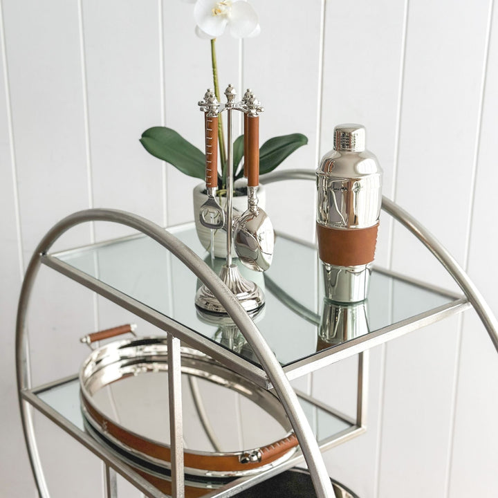 Martini Cocktail Shaker Shiny Nickel