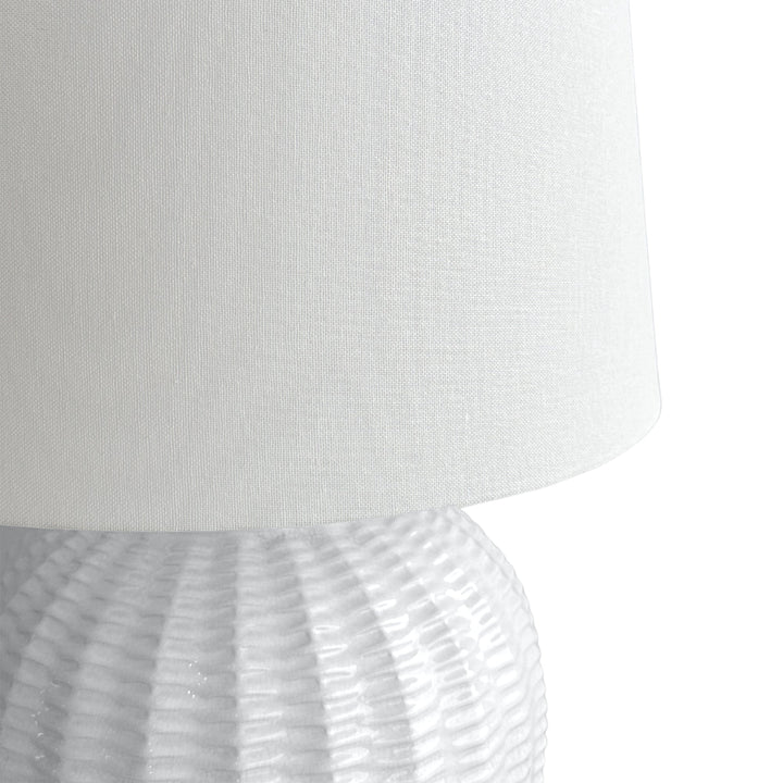 Drawbridge Ceramic Table Lamp Base White