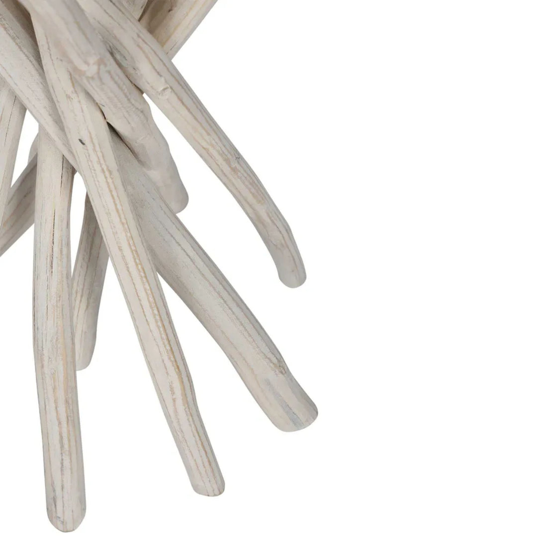 Tiki Table White Wash