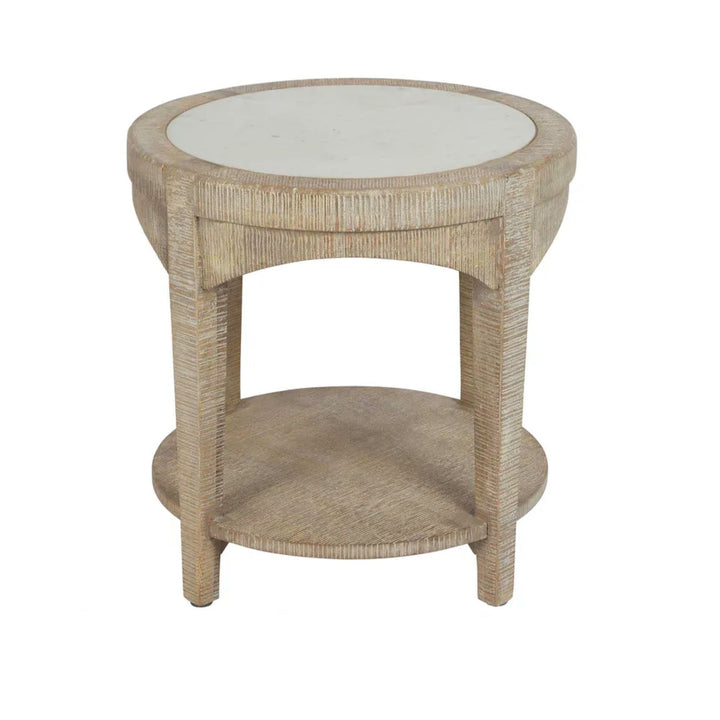 Pompeii Marble Round Side Table