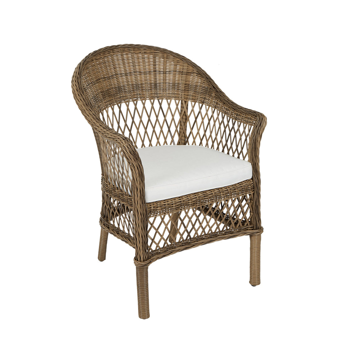 Marco Aluminium Synthetic Wicker Outdoor Chair Natural
