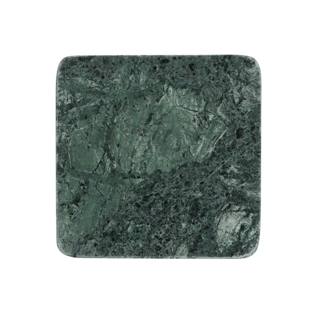 Graze Marble Coaster Square Green
