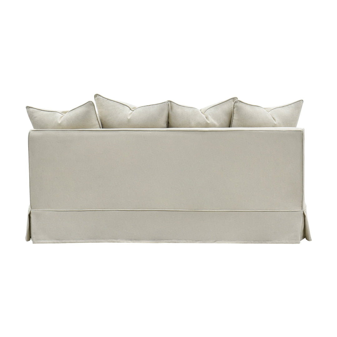 Slip Cover Only - Noosa 2.5 Seat Hamptons Sofa Beige Linen Blend