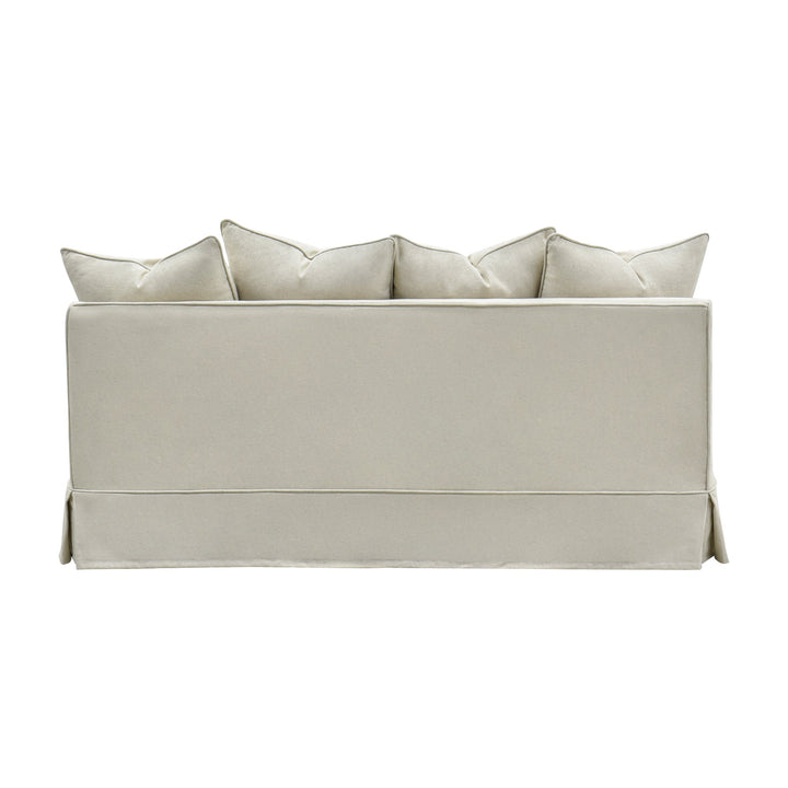 Slip Cover Only - Noosa 2.5 Seat Hamptons Sofa Beige Linen Blend