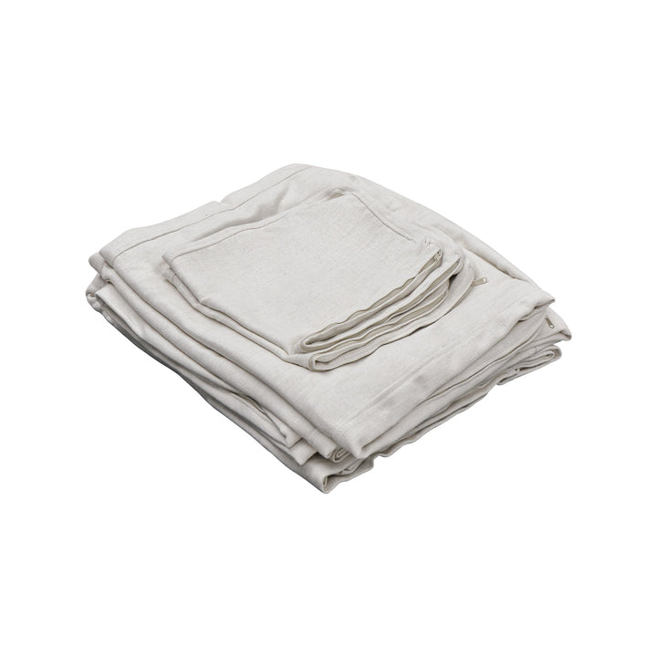 Clovelly 2 Seat Hamptons Sofa Ivory Linen Blend