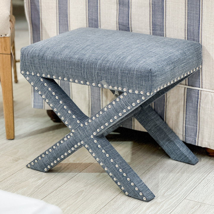 Lennox Stool Blue