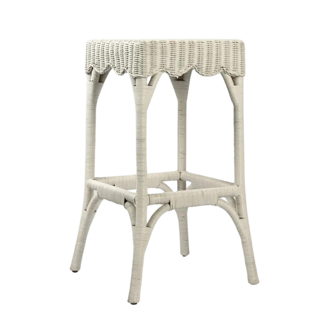 Belle Bar Stool White