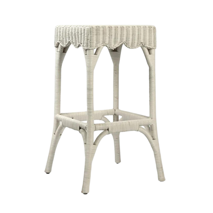 Belle Bar Stool White