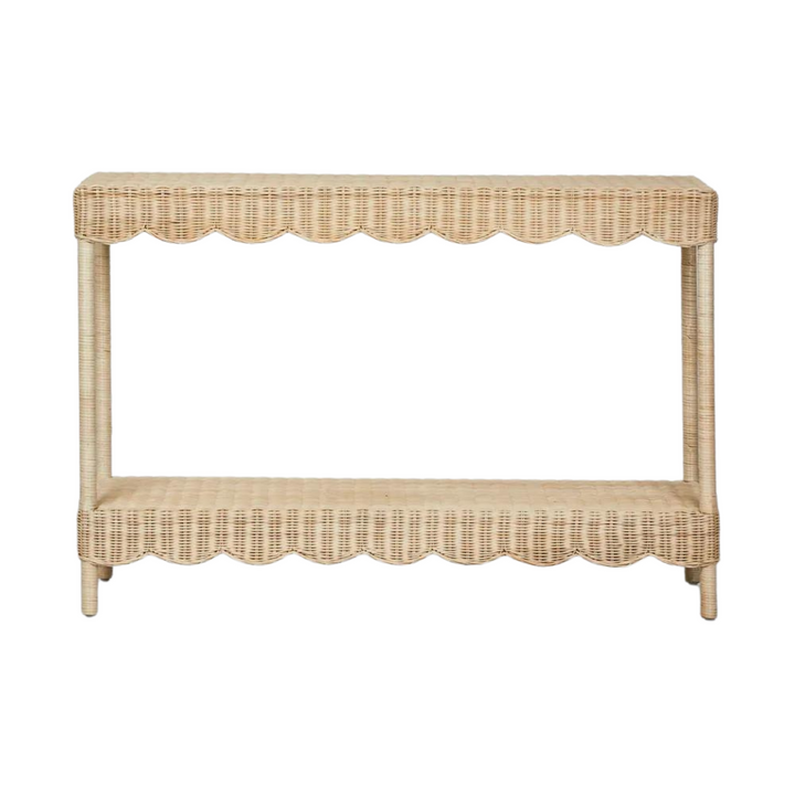Belle Rattan Console Natural