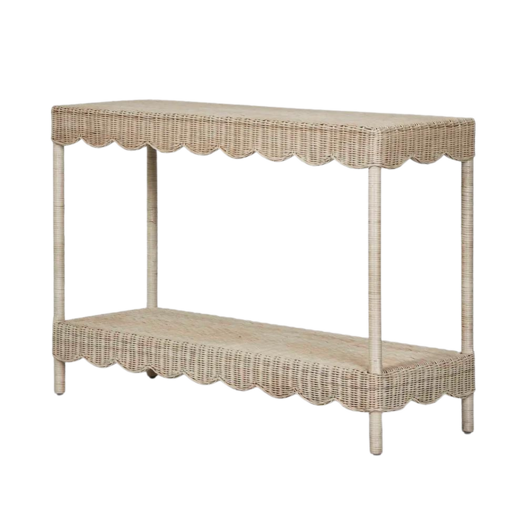 Belle Rattan Console Natural