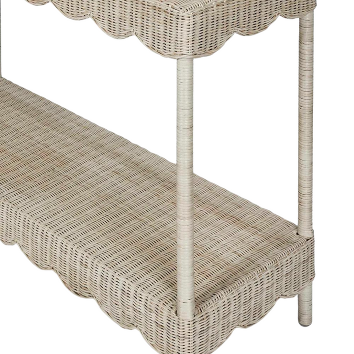 Belle Rattan Console Natural
