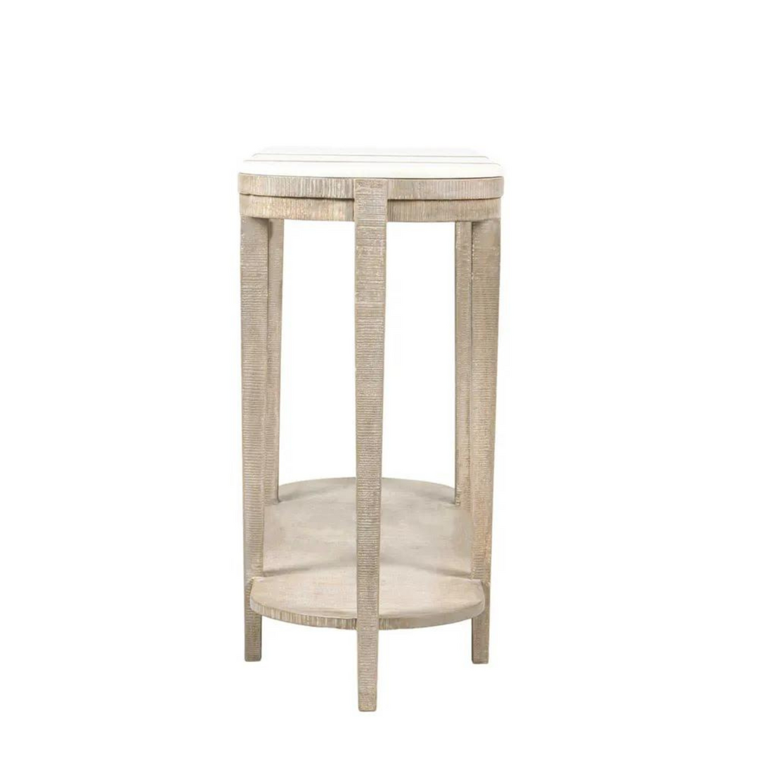 Cantara Marble Oval Console