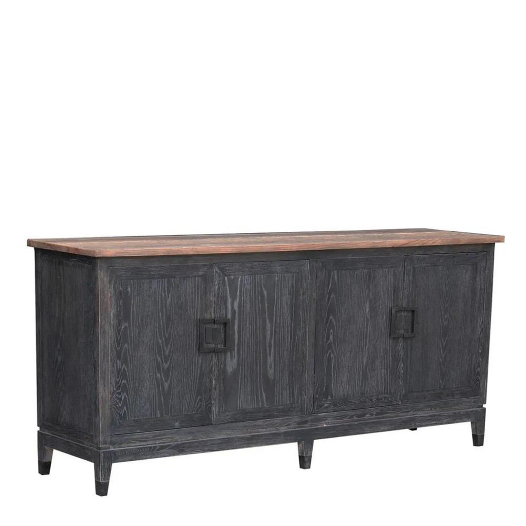 Oslo Oak Sideboard Black