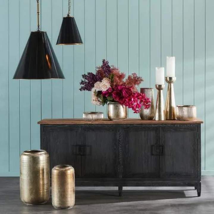 Oslo Oak Sideboard Black